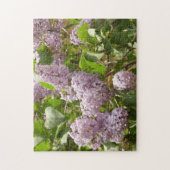 Lila Struik Beauful Paarse Spring Flowers Legpuzzel (Verticaal)