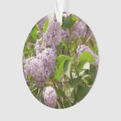 Lila Struik Beauful Paarse Spring Flowers Ornament (voorkant)