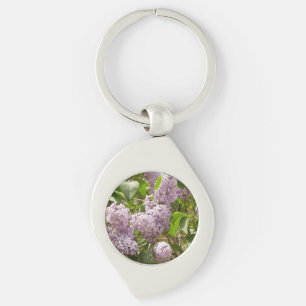 Lila Struik Beauful Paarse Spring Flowers Sleutelhanger