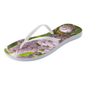 Lila Struik Beauful Paarse Spring Flowers Teenslippers (Schuin)
