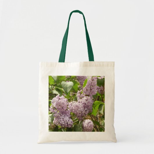Lila Struik Beauful Paarse Spring Flowers Tote Bag (Voorkant)