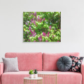 Lila Struik Canvas Afdruk (Insitu (Woonkamer))