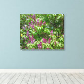 Lila Struik Canvas Afdruk (Insitu (Houten vloer))