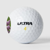 Lila Struik Golfballen (Logo)