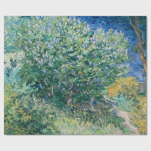 Lila Struik (Lilacs) van Vincent Van Gogh Cadeaupapier (Vlak)