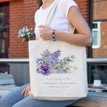 Lila Succulent Eucalyptus Botanical Bunch Wedding Tote Bag<br><div class="desc">Lila Succulent Eucalyptus Botanical Bunch Theme Collectie. - Het is een elegante waterverf Illustratie van lila groene succulent, eucalyptus, troep, perfect voor je botanische bruiloft & feestjes. Het is zeer gemakkelijk om, met uw persoonlijke details aan te passen. Als u een ander bijpassend product of aanpassing nodig hebt, bericht dan...</div>