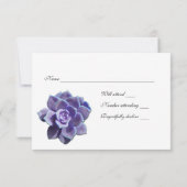 Lila Succulent  rsvp (Achterkant)