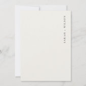 Lila Succulente Eucalyptus Fauna Couples Shower Kaart (Achterkant)