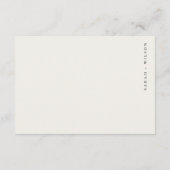 Lila Succulente Leafy Fauna Wedding QR Code RSVP Informatiekaartje (Achterkant)