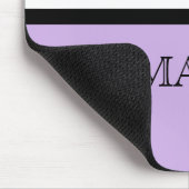 Lila Swanky Fleur De Lis Mousepad Muismat (Hoek)