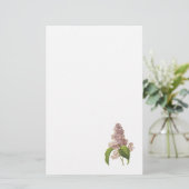 lila (Syringa sp.) door Redouté Briefpapier (Staand voorkant)