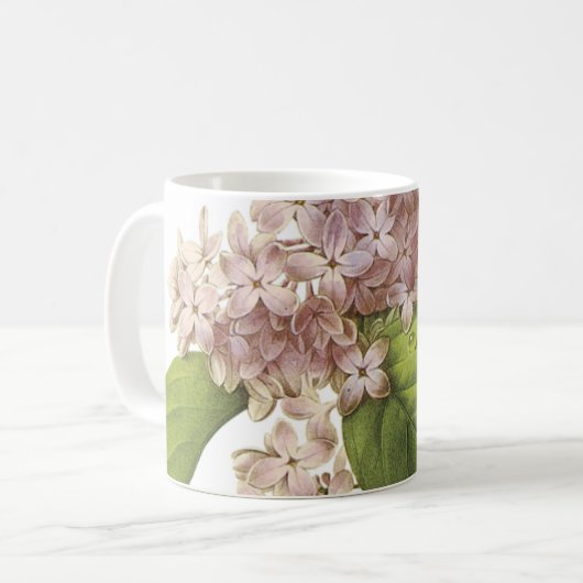 lila(Syringa sp.) door Redouté Coffee Mok (Voorkant links)