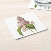 lila (Syringa sp.) door Redouté Kartonnen Onderzetters (Schuin)