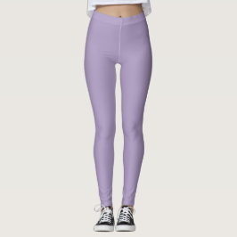 Lila te stevige gekleurde Leggings