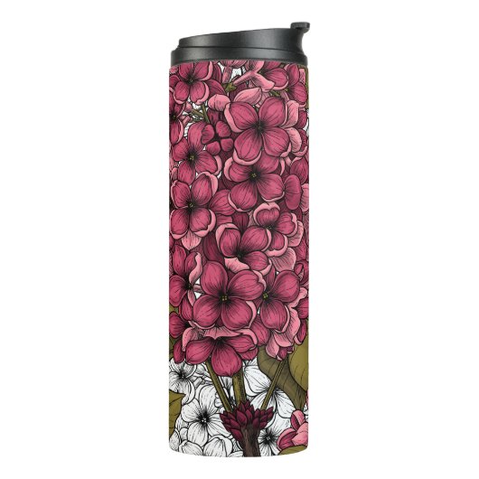 Lila Thermosbeker (Gedraaid links)