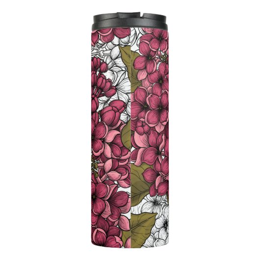 Lila Thermosbeker (Achterkant)