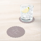 Lila Trouwpapier Onderzetter - Hoera voor de liefd (Insitu)