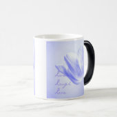 Lila Tulip Live, Laugh, Love Magische Mok (Voorkant rechts)