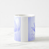 Lila Tulip Live, Laugh, Love Magische Mok (Center)