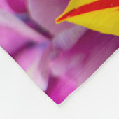 Lila tulpen op een zonnige dag fleece deken (Hoek)
