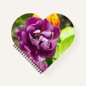 Lila tulpen op een zonnige dag notitieboek (Voorkant)