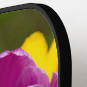 Lila tulpen op een zonnige dag pickleball paddle (Links Detail)