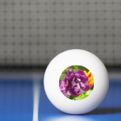 Lila tulpen op een zonnige dag pingpongbal (Net)