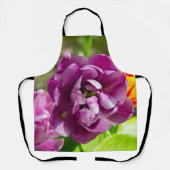 Lila tulpen op een zonnige dag schort (Voorkant)