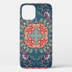 Lila tulpenbloemen, sierbloemen lijst. Case-Mate iPhone case