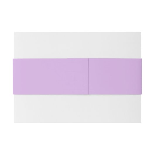 Lila uitnodiging in Belly Band Uitnodigingen Wikkel (Achterkant Voorbeeld)