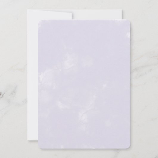 Lila uitnodiging tot het indienen van sociale tele (Achterkant)