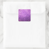 Lila Vacht Vierkante Sticker (Tas)