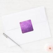 Lila Vacht Vierkante Sticker (Envelop)
