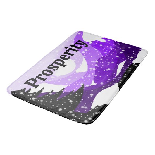 Lila vallei badmat (Gekanteld)