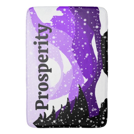 Lila vallei badmat (Voorkant Verticaal)