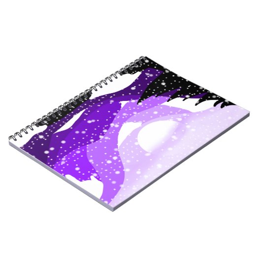 Lila vallei notitieboek (Linkerzijde)