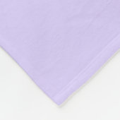 Lila vaste kleur fleece deken (Hoek)