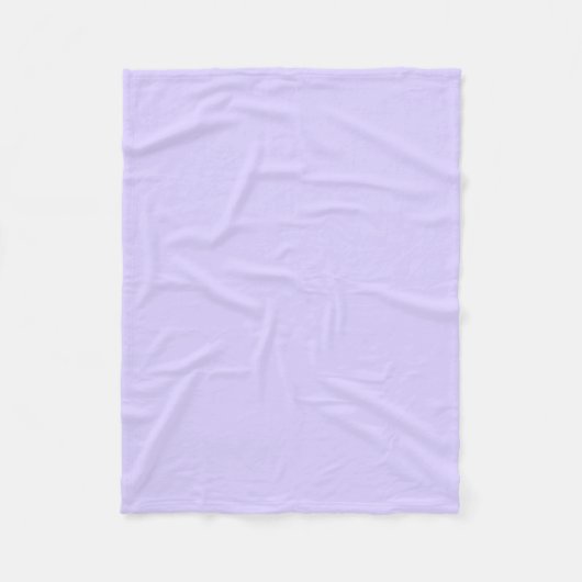 Lila vaste kleur fleece deken (Voorkant)