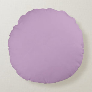 Lila vaste kleur rond kussen