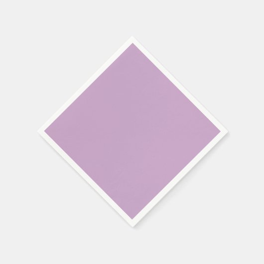 Lila vaste kleur servet (Hoek)