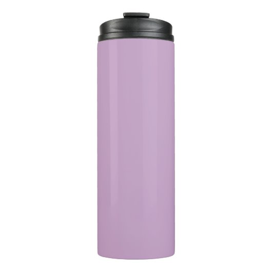 Lila vaste kleur thermosbeker (Voorkant)