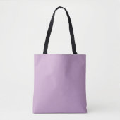 Lila vaste kleur tote bag (Voorkant)