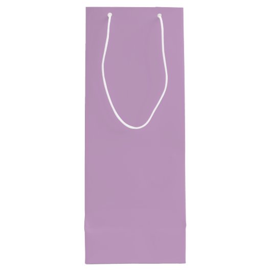 Lila vaste kleur wijn cadeautas (Achterkant)