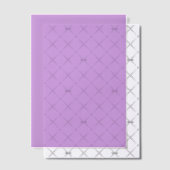 Lila vellum-papier vellum uitnodigingen (Offset (Uitnodiging))