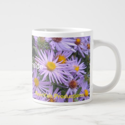 Lila ventilator Jumbo Specialty-Mok Grote Koffiekop (Rechts)