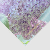 Lila ventilator Paarse schoonheid, landochtendzon Tissuepapier (Detail)