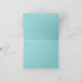 Lila Vergeet-me-niet bloem Dank je Bedankkaart (Binnen)