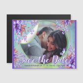 Lila vergeet-me-niet Vloer sparen de data (Voorkant / Achterkant)