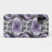 Lila Verlichtingsvlakte Abstract Floral Fractal Ar Case-Mate iPhone Case (Achterkant (horizontaal))