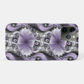 Lila Verlichtingsvlakte Abstract Floral Fractal Ar Case-Mate iPhone Case (Achterkant (horizontaal))